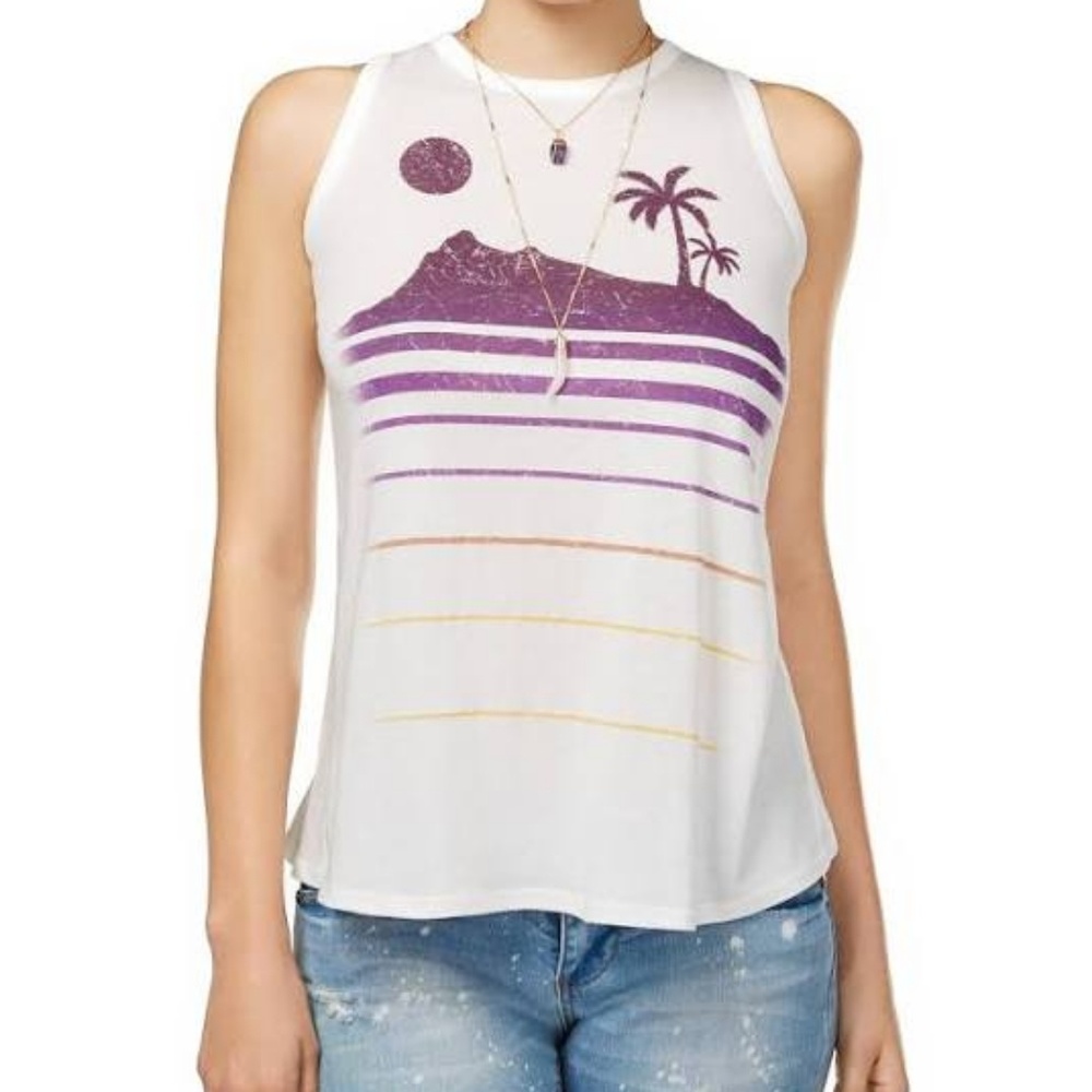 Carbon Copy Sunset Tank Top